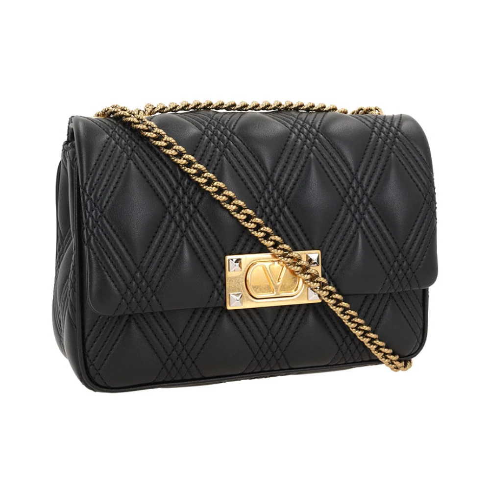 Valentino Garavani Stijlvolle Schoudertas met Unieke Stijl Black Dames