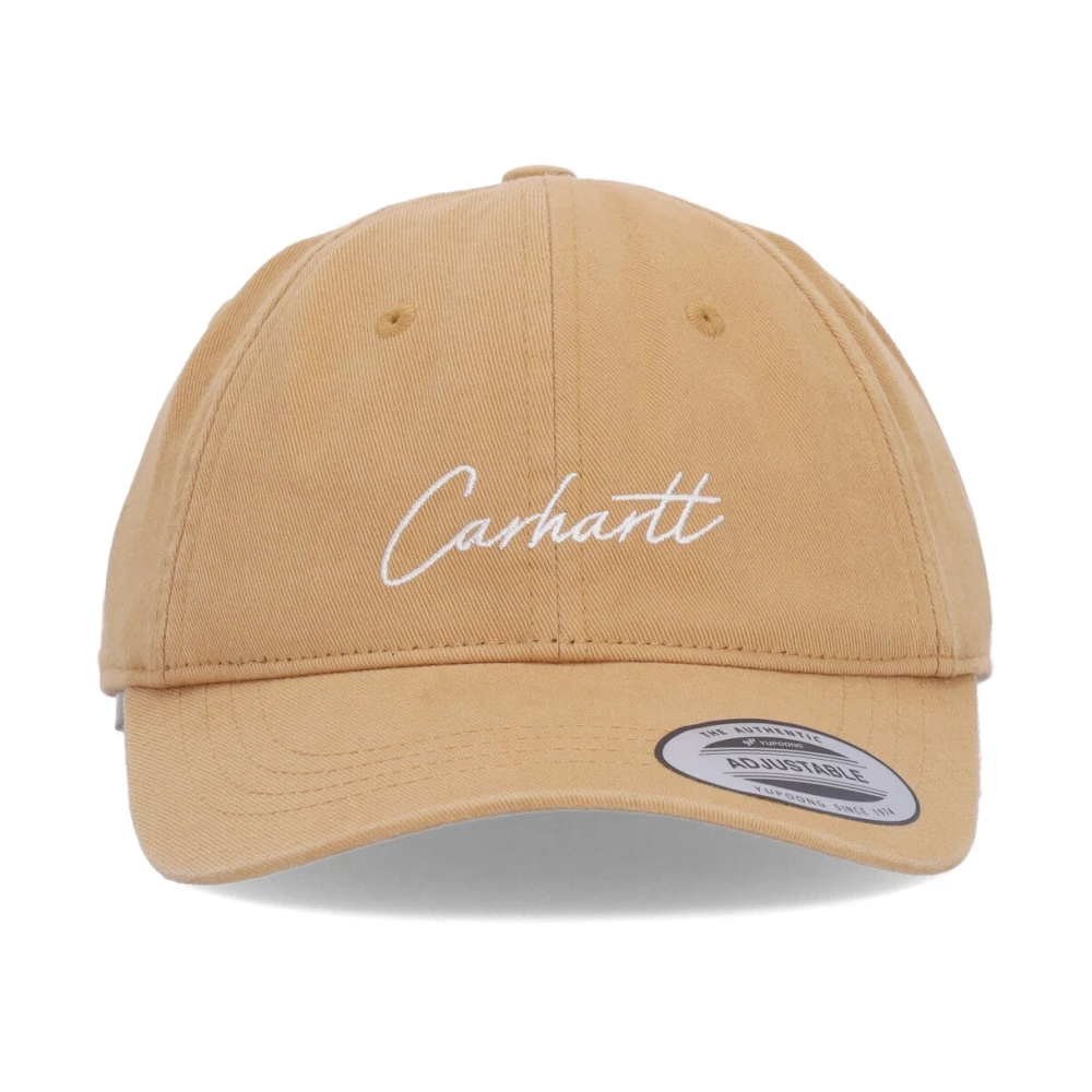 Carhartt WIP Bourbon Wax Heren Gebogen Klep Pet Beige Heren