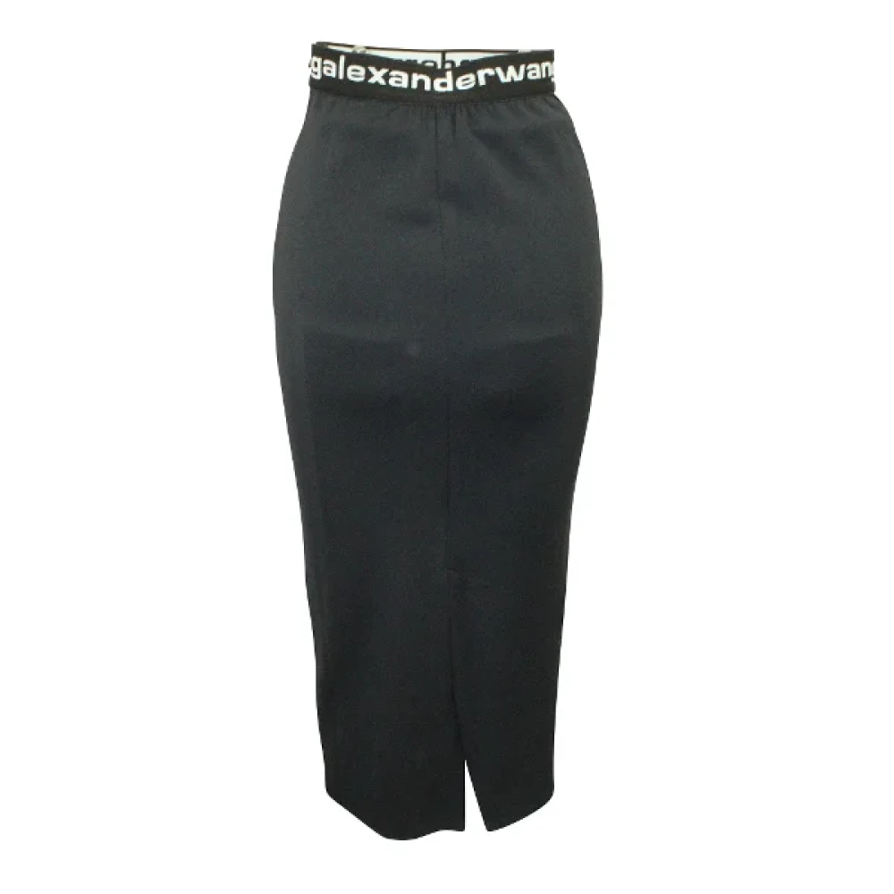 Alexander Wang Pre-owned Polyester bottoms Black Dames