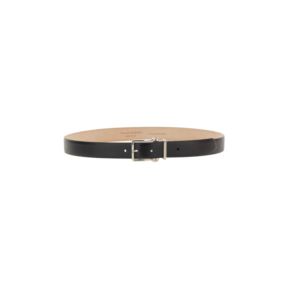 Alexander mcqueen Skull Riem voor een Gedurfde Look Black Heren