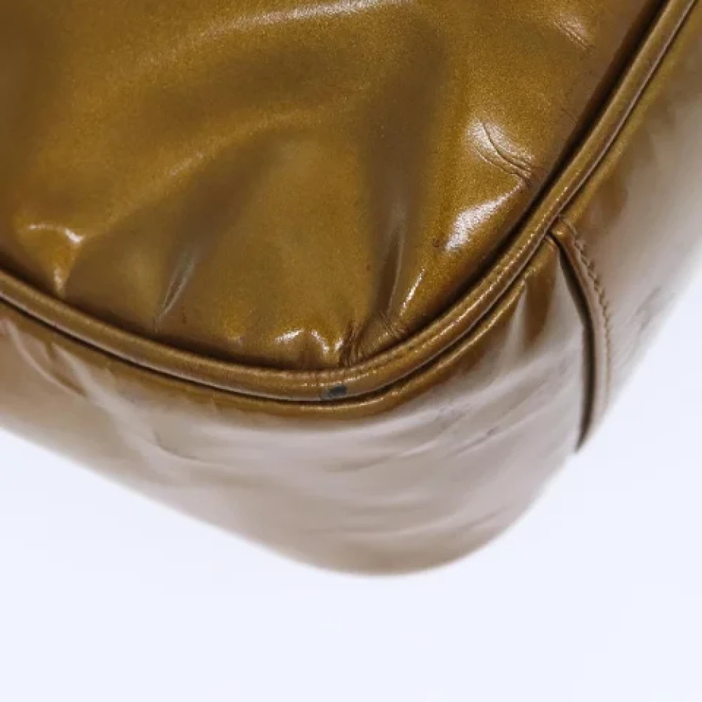 Gucci Vintage Pre-owned Canvas gucci-bags Yellow Dames