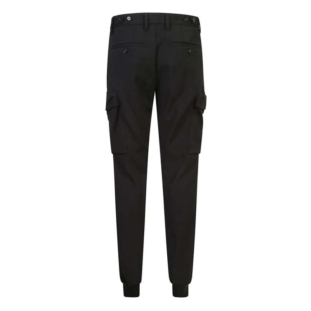 Diesel Zwarte Broek voor Mannen Aw24 Black Heren