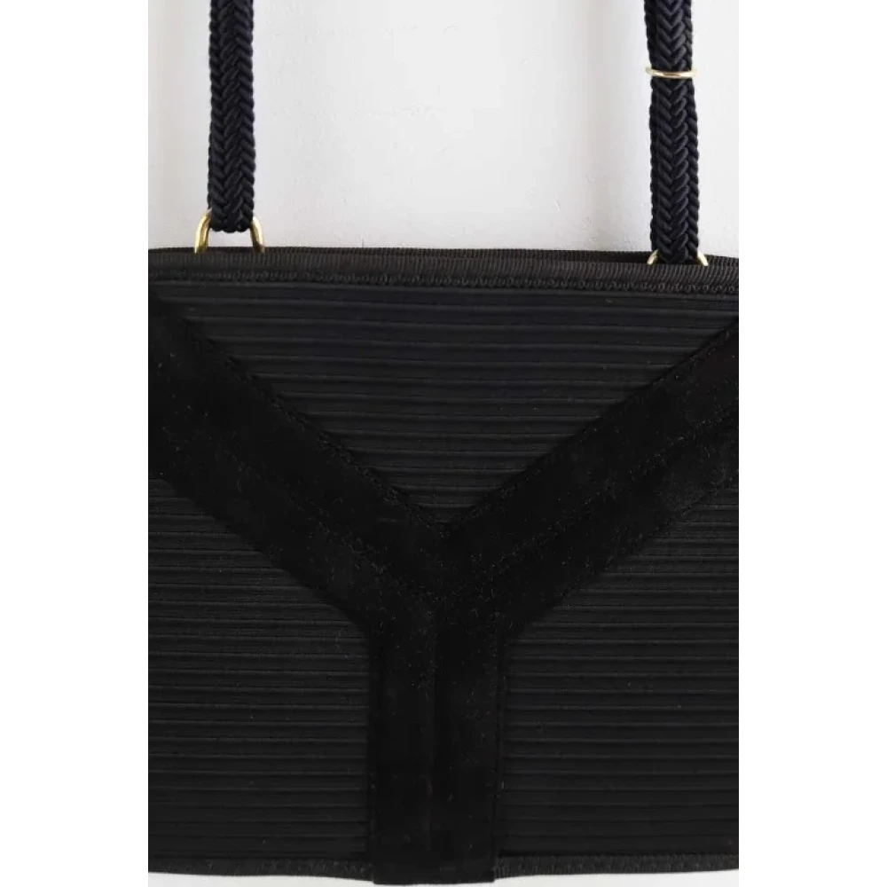 Yves Saint Laurent Vintage Pre-owned Fabric shoulder-bags Black Dames