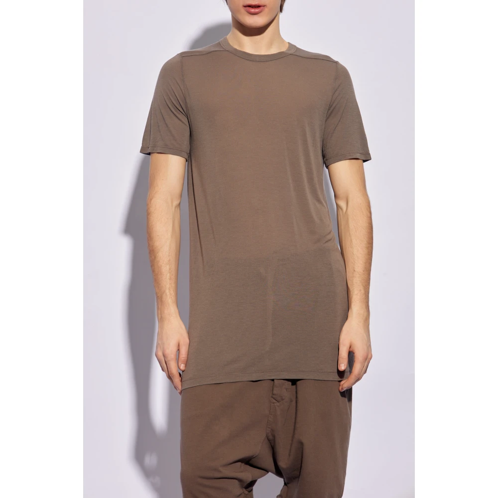 Rick Owens Level T-shirt Brown Heren