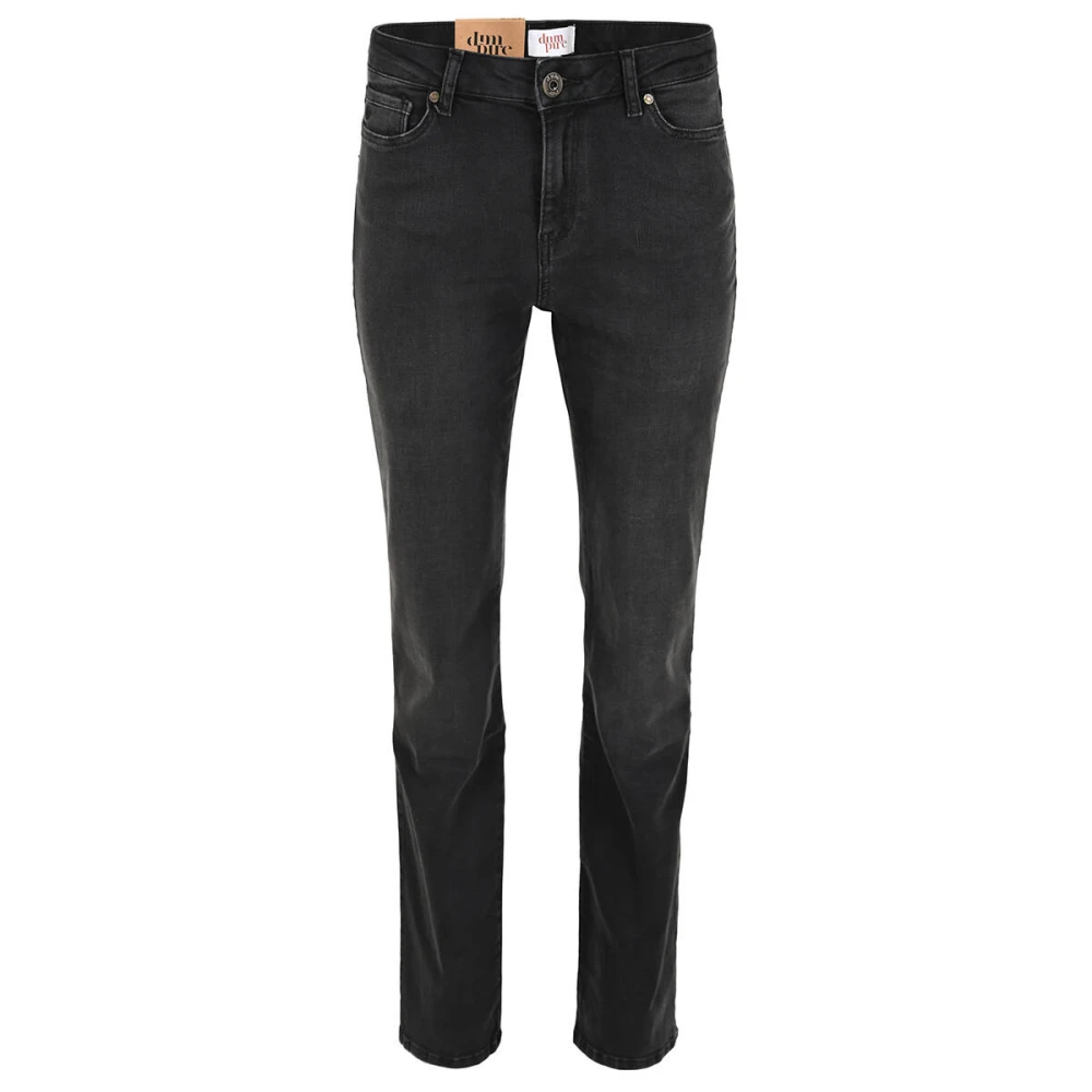 DNM Pure Flared Jeans Flynn Model Black Dames