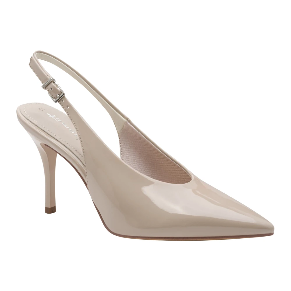 Tamaris Beige Sling Pumps - Female - Pumps - 4 Uk - Shoes