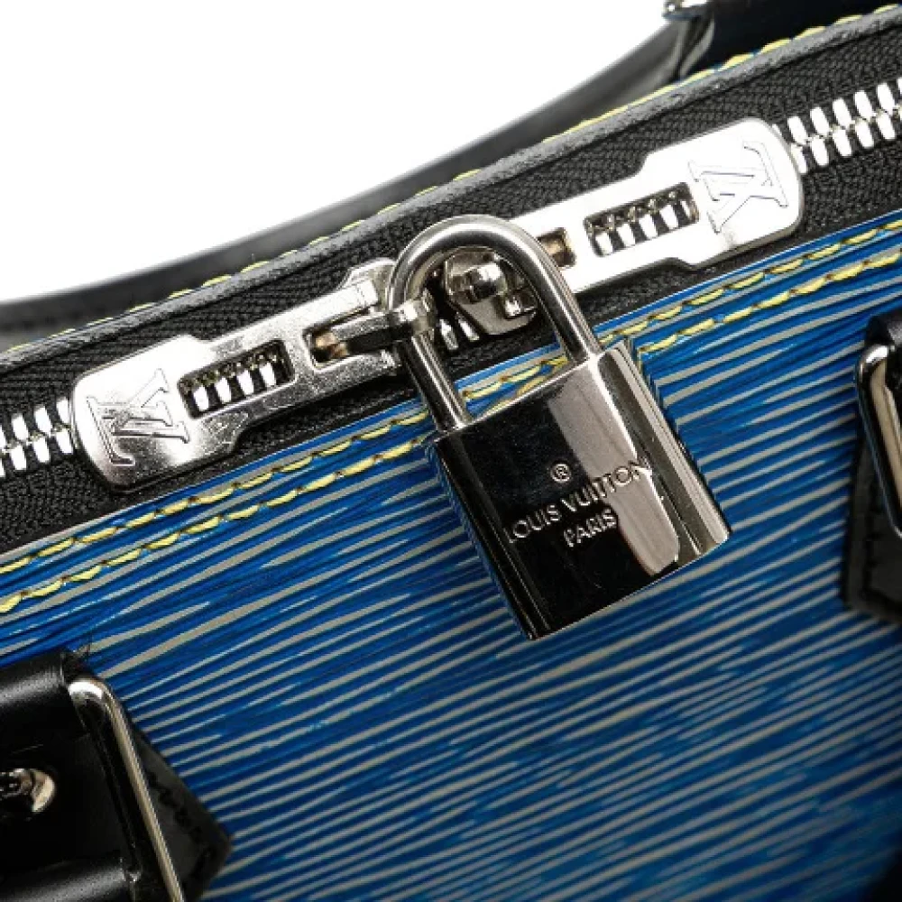 Louis Vuitton Vintage Pre-owned Leather handbags Blue Dames