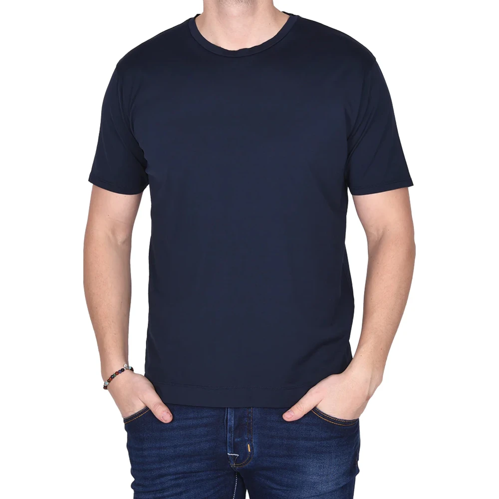 Daniele Fiesoli Blauwe T-shirts en Polos Collectie Blue Heren