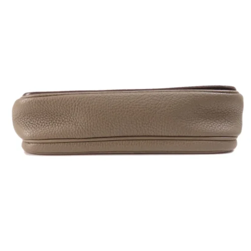 Bally Pre-owned Leather handbags Beige Heren