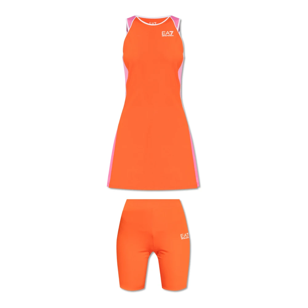 Emporio Armani EA7 Jurk & legging set Orange Dames