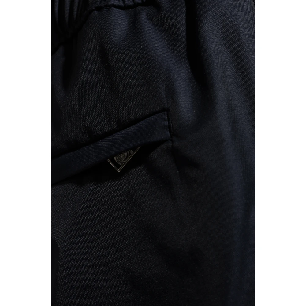 Lanvin Broek met stiksels op de benen Blue Heren
