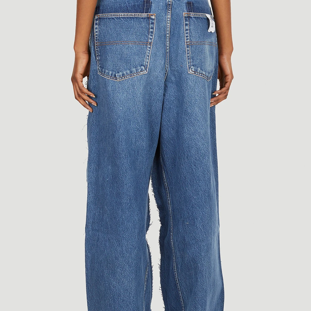 Prototypes Upcycled Denim Jeans Blue Dames