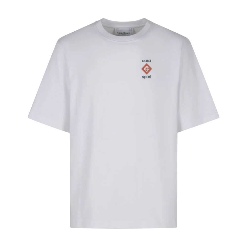 Casablanca Sportieve Iconische Sweaters White Heren