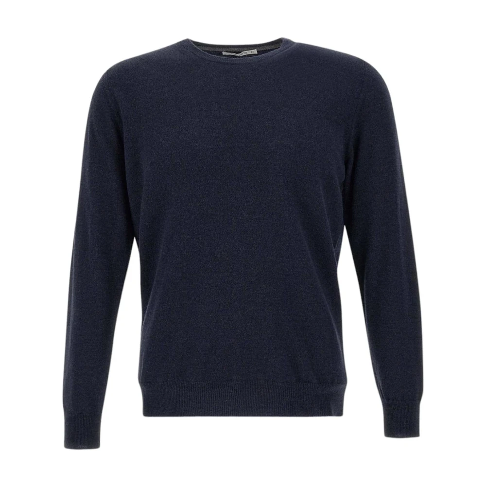 Kangra Hombre Azul - Jersey Con Capucha Beige De Lana Seda Cachemira - Knitwear - L