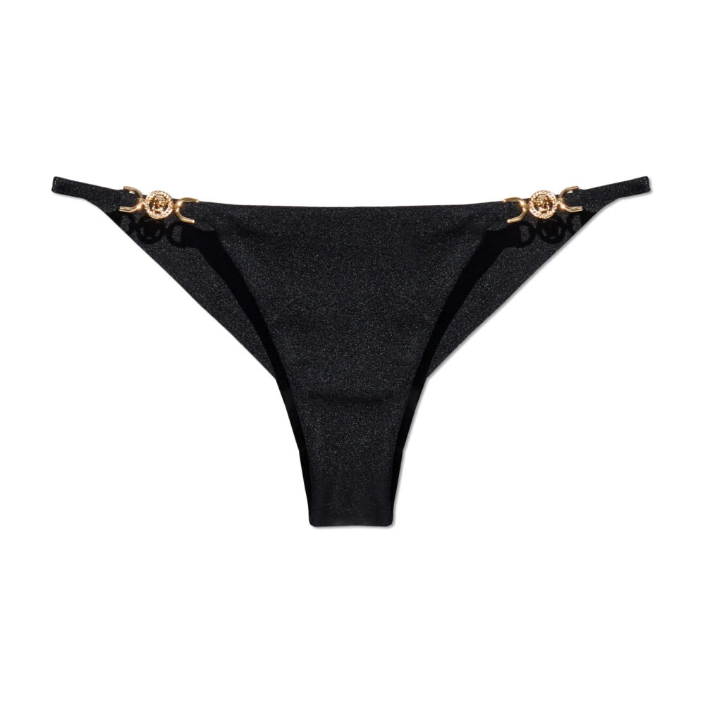 Versace Bikinis, Female, L, Bikini Bottom Black