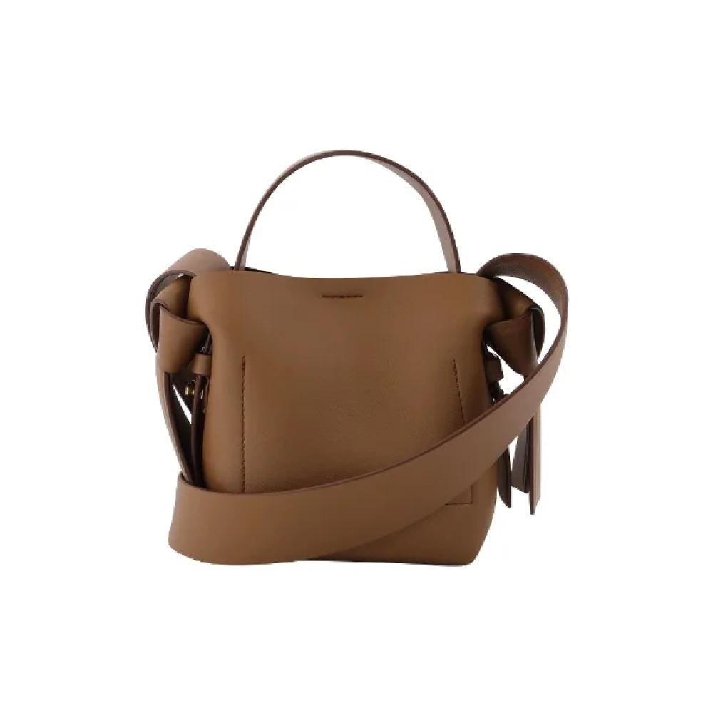 Acne Studios Leren Handtas Brown Dames