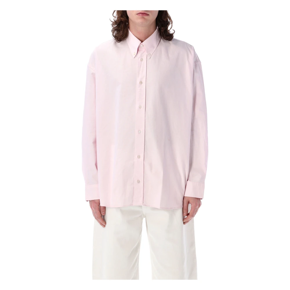 Studio Nicholson Casual Shirts Pink Heren