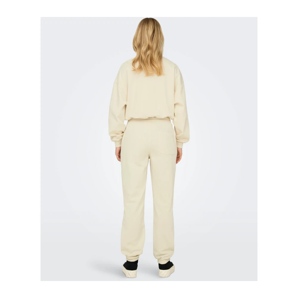 Only Elastische taille dames joggers Beige Dames