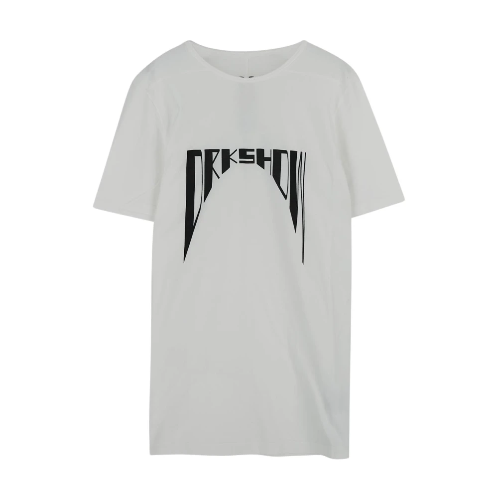 Rick Owens Katoenen T-shirt Level T White Heren