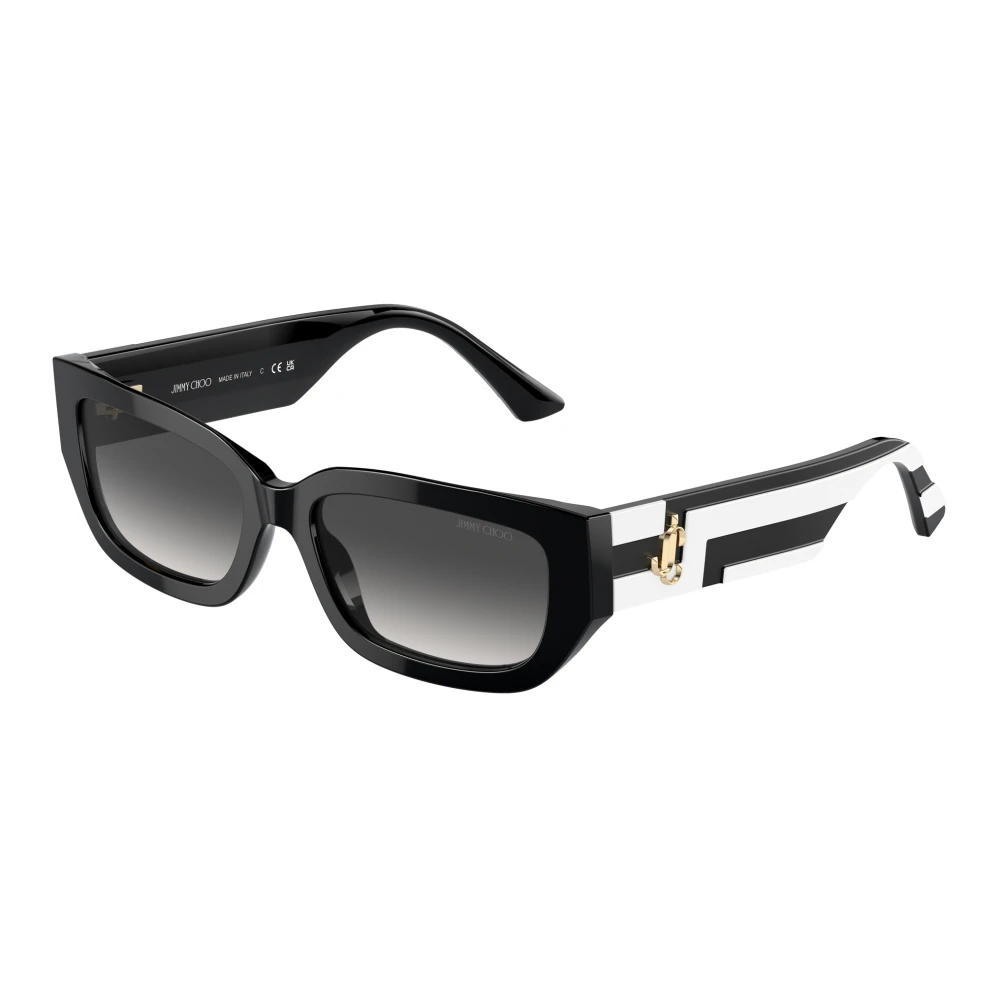 Jimmy Choo Black/Grey Jc5017 50298G Woman Sunglasses Acetate Pillow Normal Shaded - Image 2
