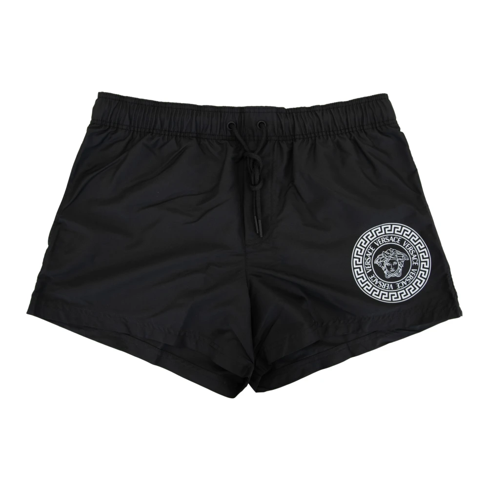 Versace Uomo Nero Costumi Da Bagno, L, New,