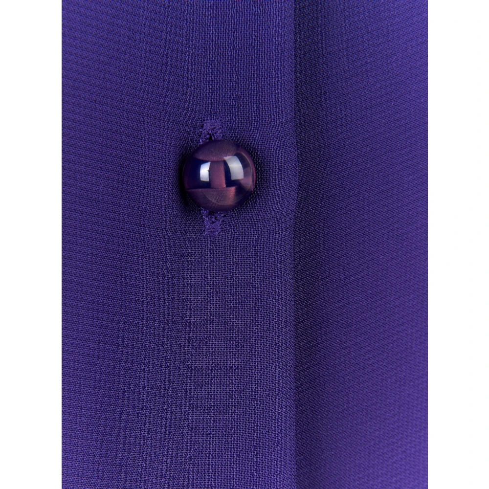 Emporio Armani Paarse Polyester Jurk E3Na1E-F9906 820 Purple Dames
