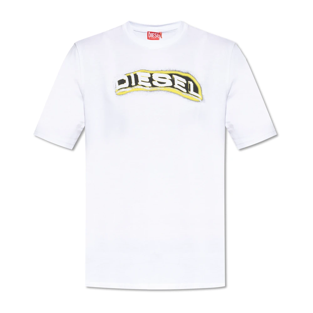 Diesel T-shirt T-Adjust-R4 White Heren