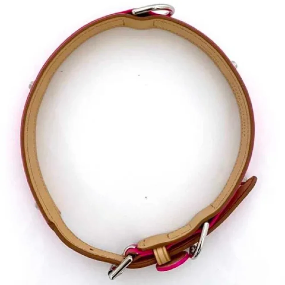 Balenciaga Vintage Pre-owned Leather belts Pink Dames