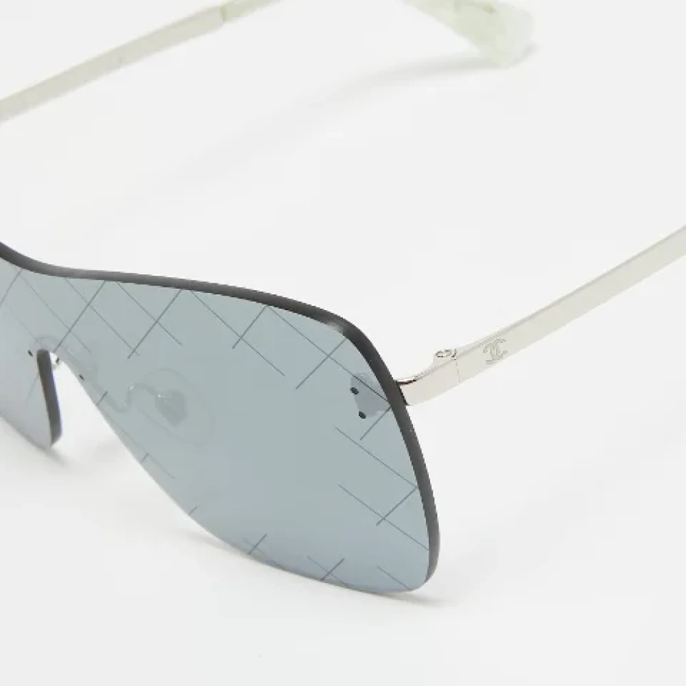 Chanel Vintage Pre-owned Acetate sunglasses Gray Dames