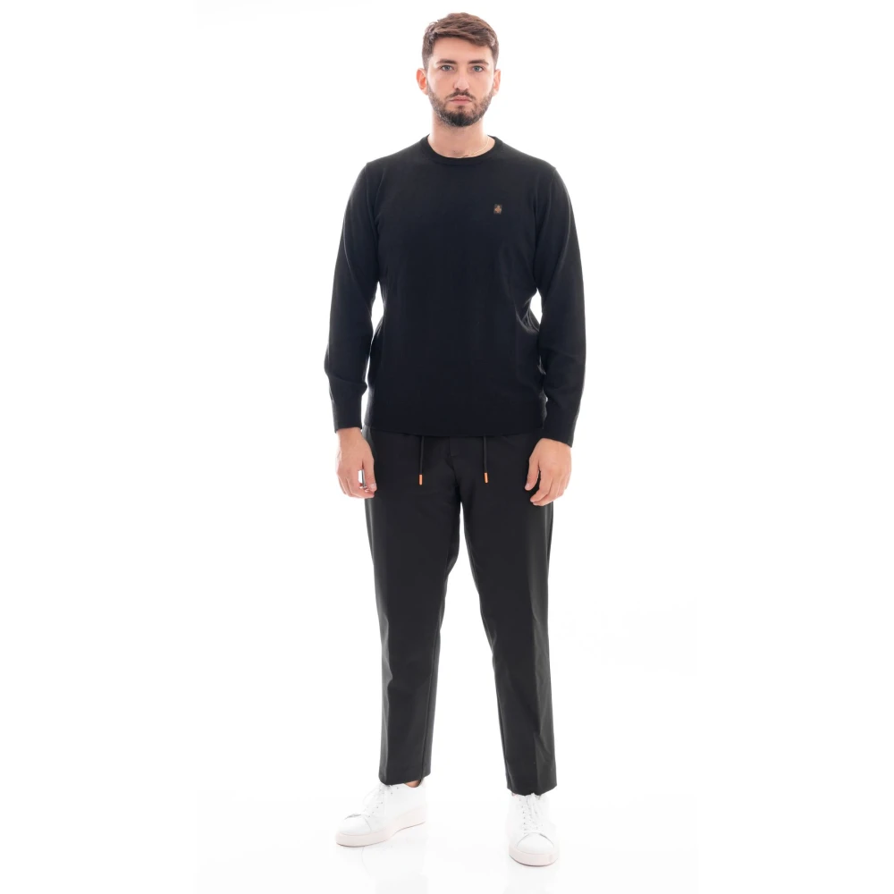 RefrigiWear Heren Gebreide Trui Black Heren