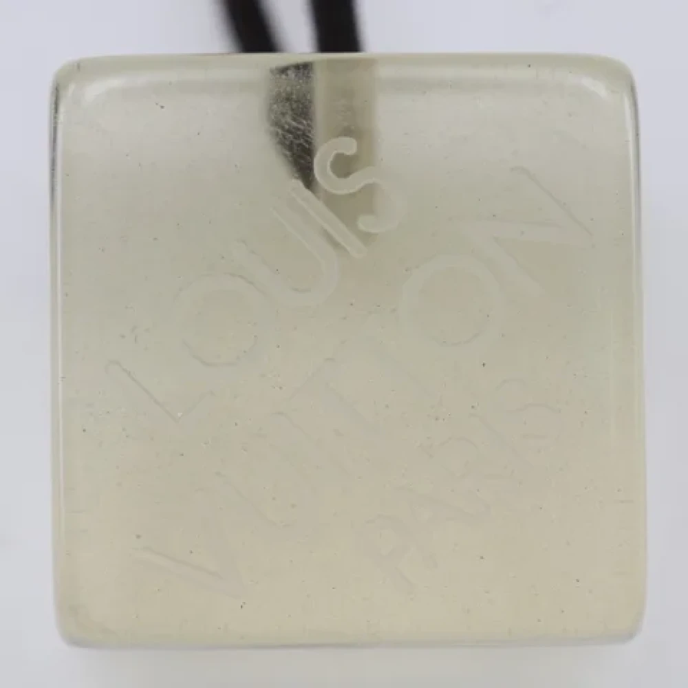Louis Vuitton Vintage Pre-owned Plastic hair-accessories White Dames