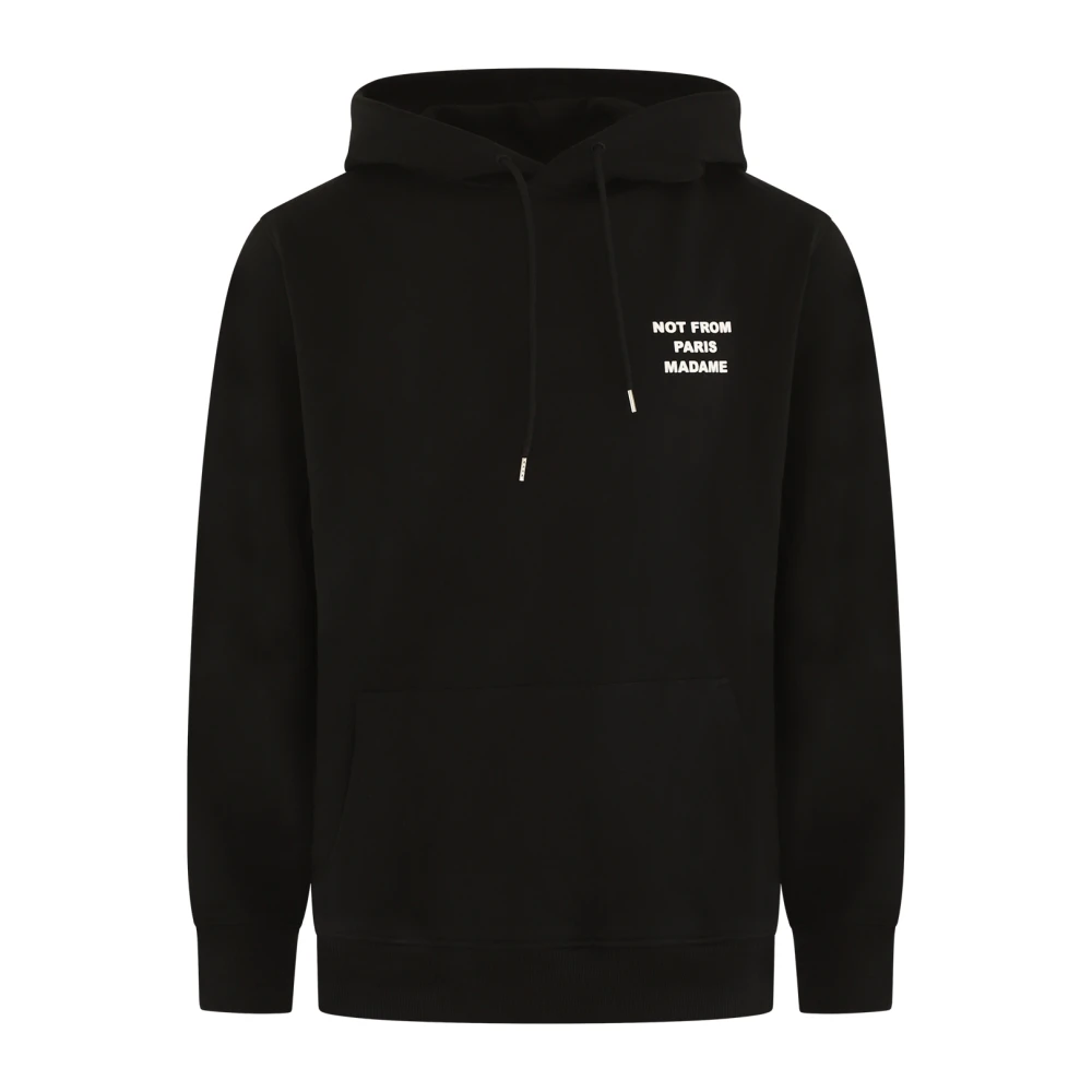 Drole de Monsieur Hoodie Slogan Black Heren