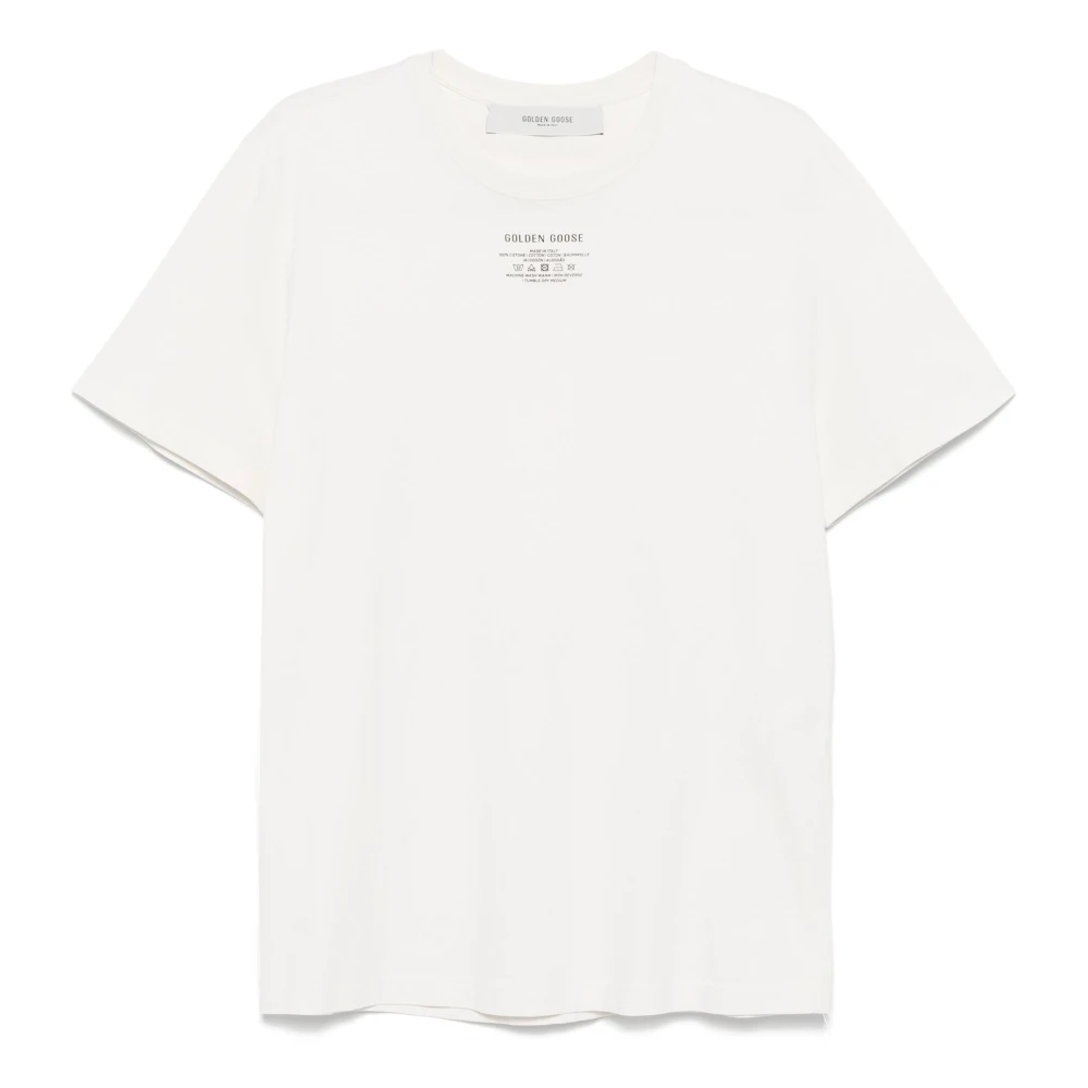 Golden Goose Stijlvol T-shirt White Heren