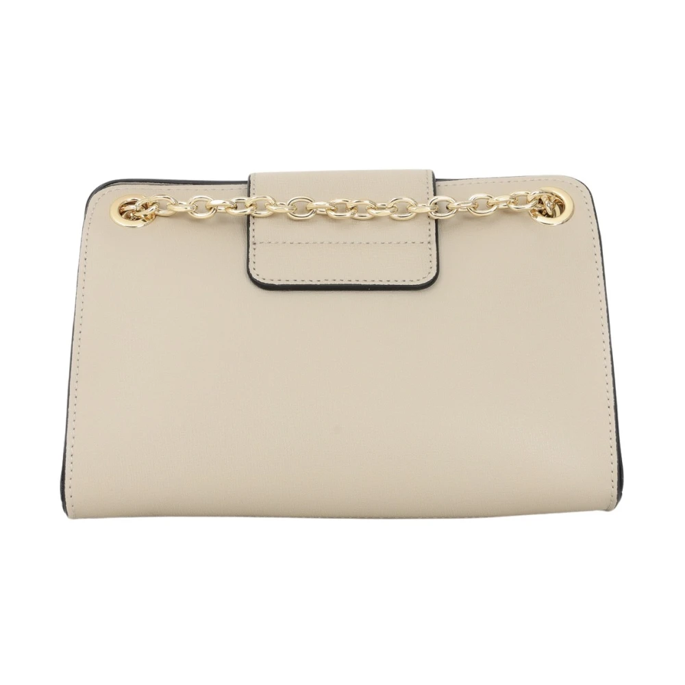 Armani Exchange Beige Schoudertas Elegant Minimalistisch Ontwerp Beige Dames
