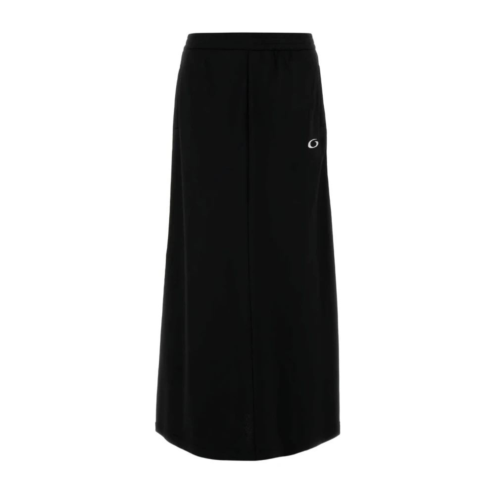 Balenciaga Women's Black Track Skirt