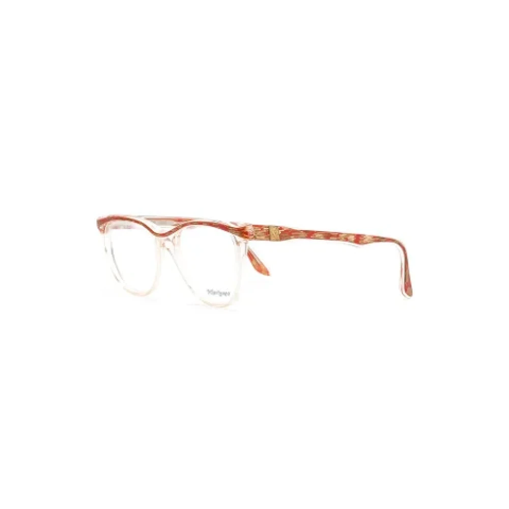 Yves Saint Laurent Vintage Pre-owned Acetate sunglasses Orange Dames
