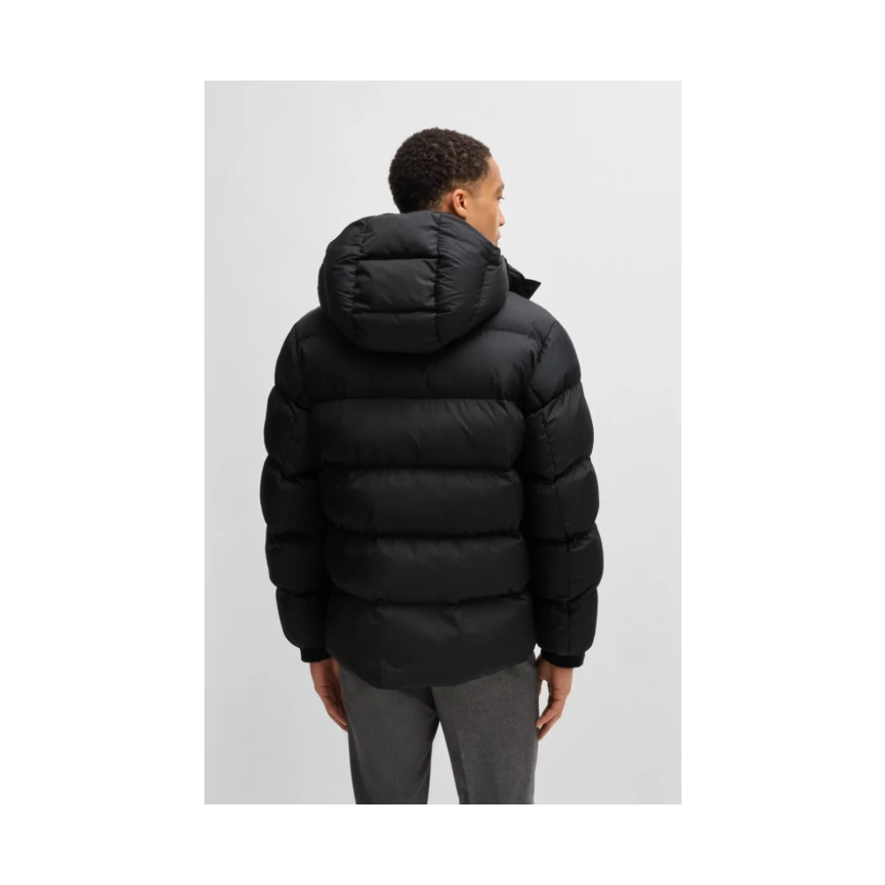 Hugo Boss Gewatteerde Jas Corbinian3 Array Large Black Heren