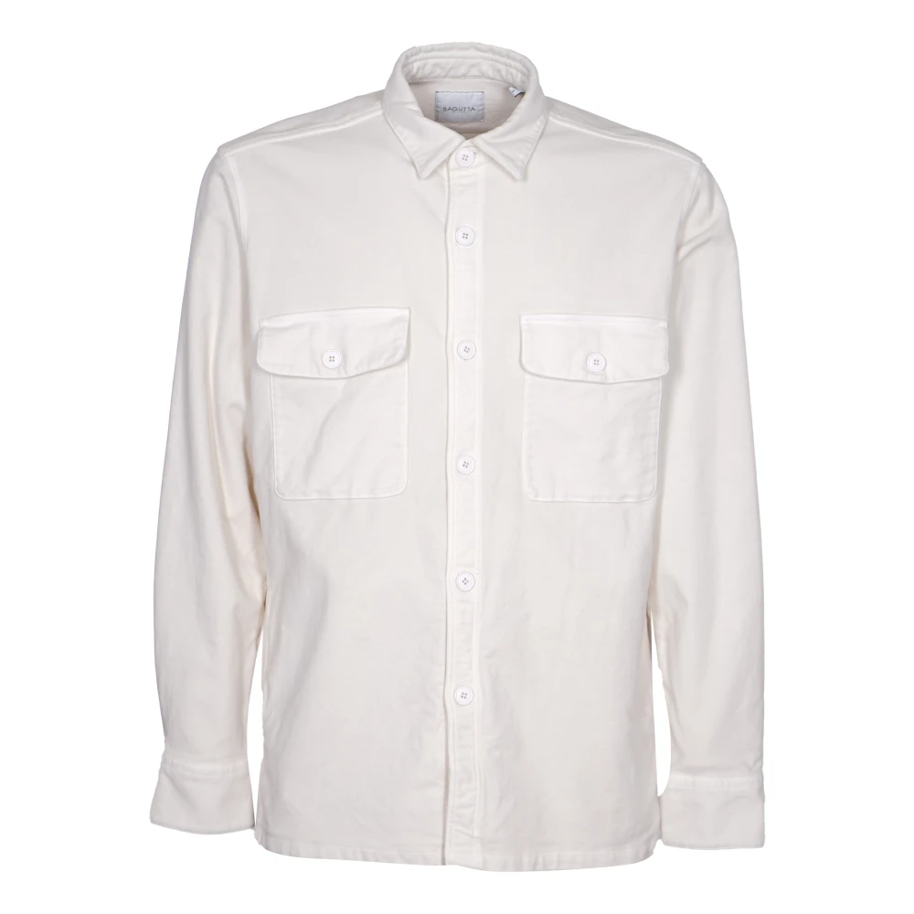 Bagutta Stijlvolle Overhemden Collectie White Heren