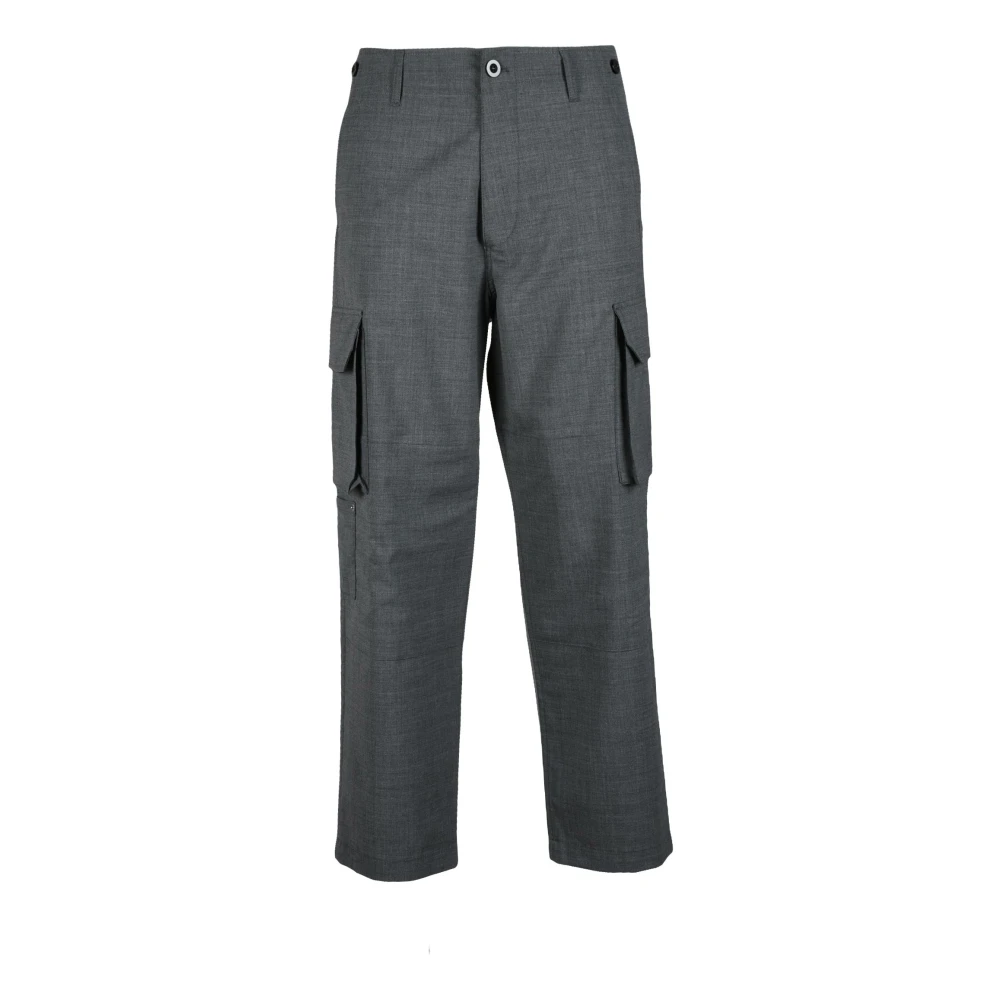 Department Five Elegante Wollen Broek Gray Heren