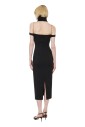 zwarte-off-shoulder-lange-jurk
