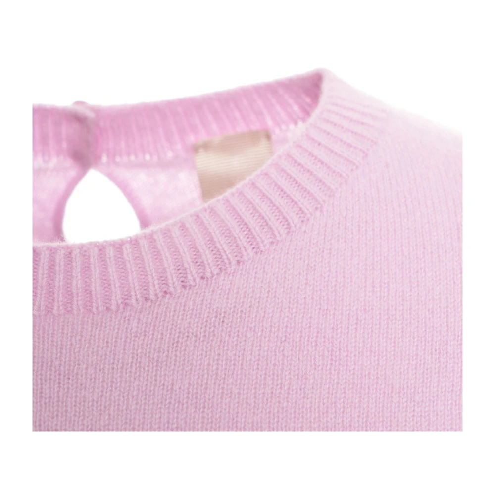 MVM Luxe Rose Cashmere Sweater Pink Dames