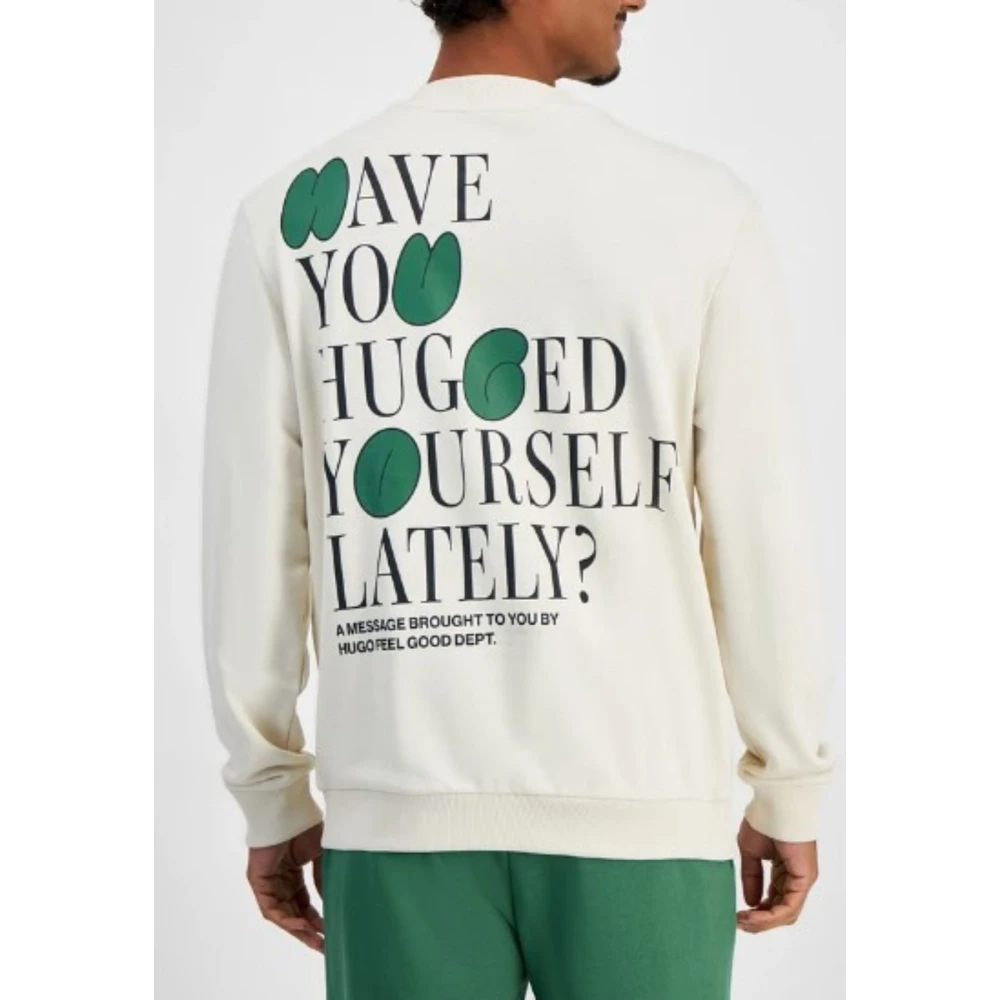 Hugo Boss Heren Sweatshirt Nately Beige Heren