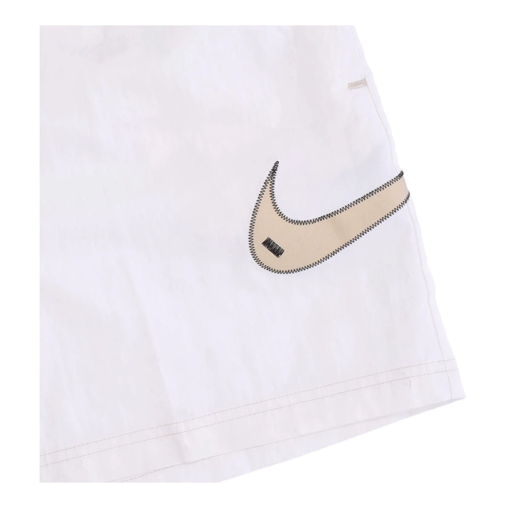 Nike Hoogbouw geweven sportshorts Phantom White Dames