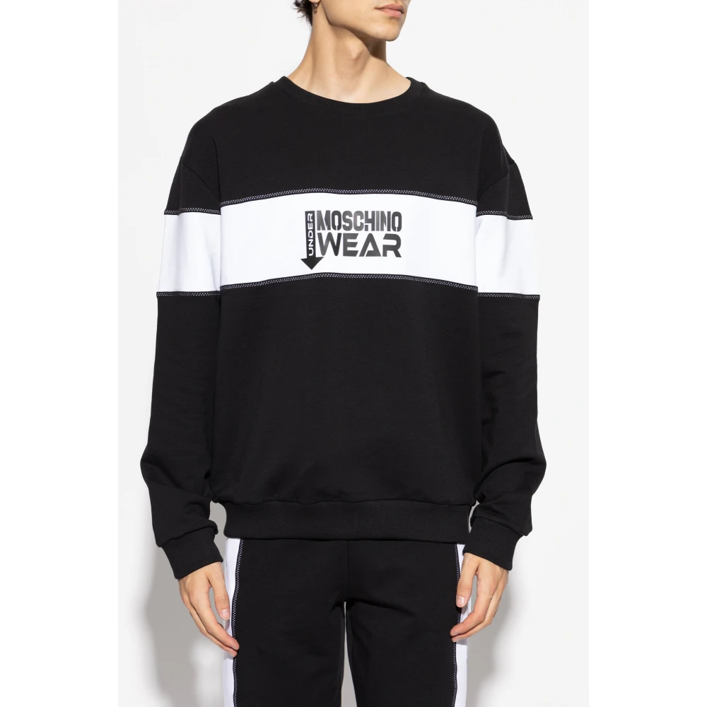Moschino Sweatshirt uit de ondergoedlijn Black Heren