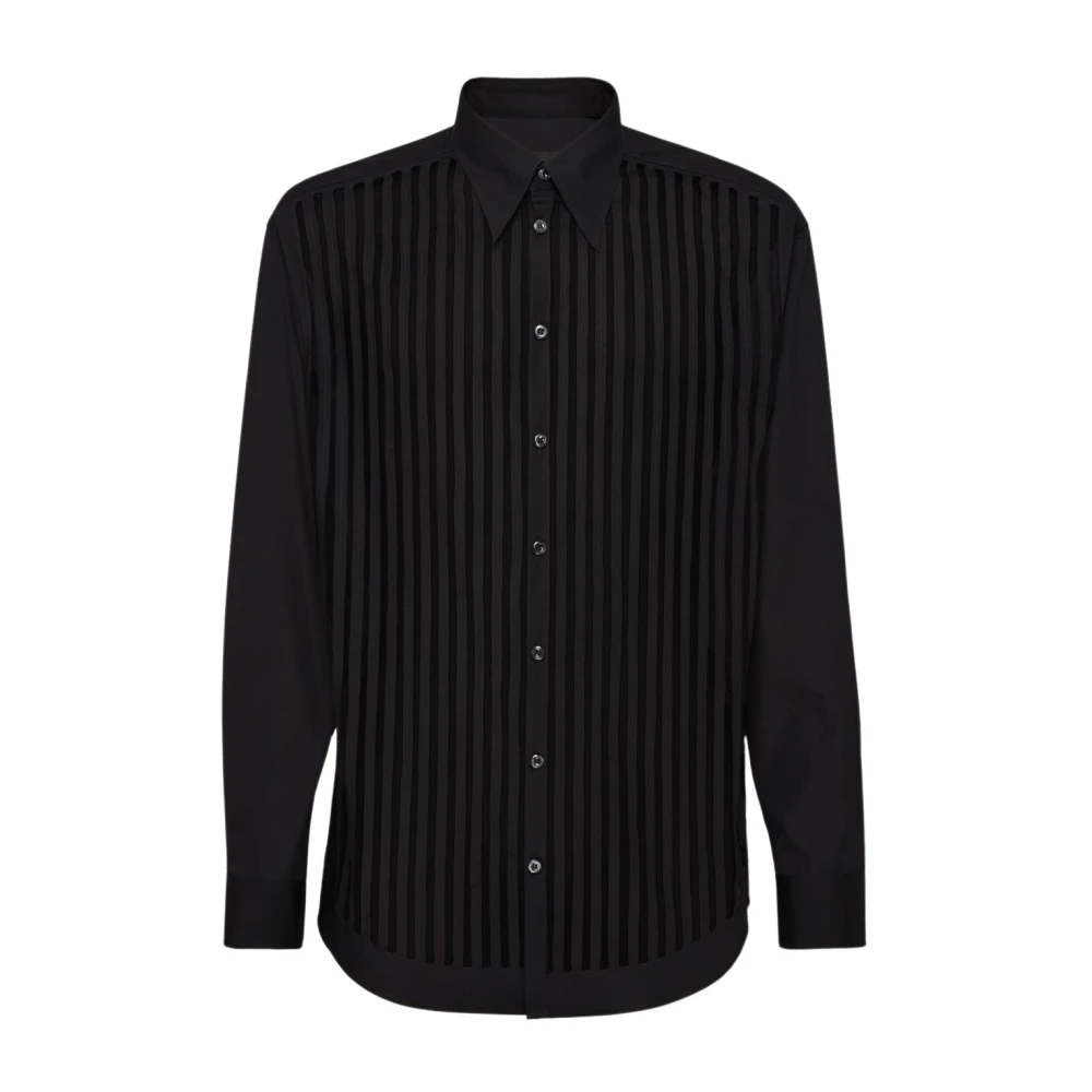 Dsquared2 Verticaal Gestreept Zwart Overhemd Black Heren