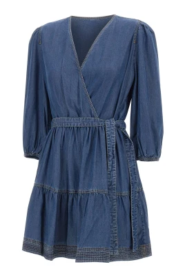 Lyocell Denim-look omlottklänning