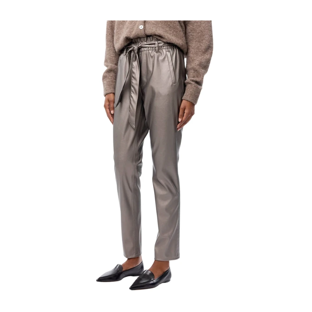 Knit-ted Stijlvolle Broek Francis Beige Dames