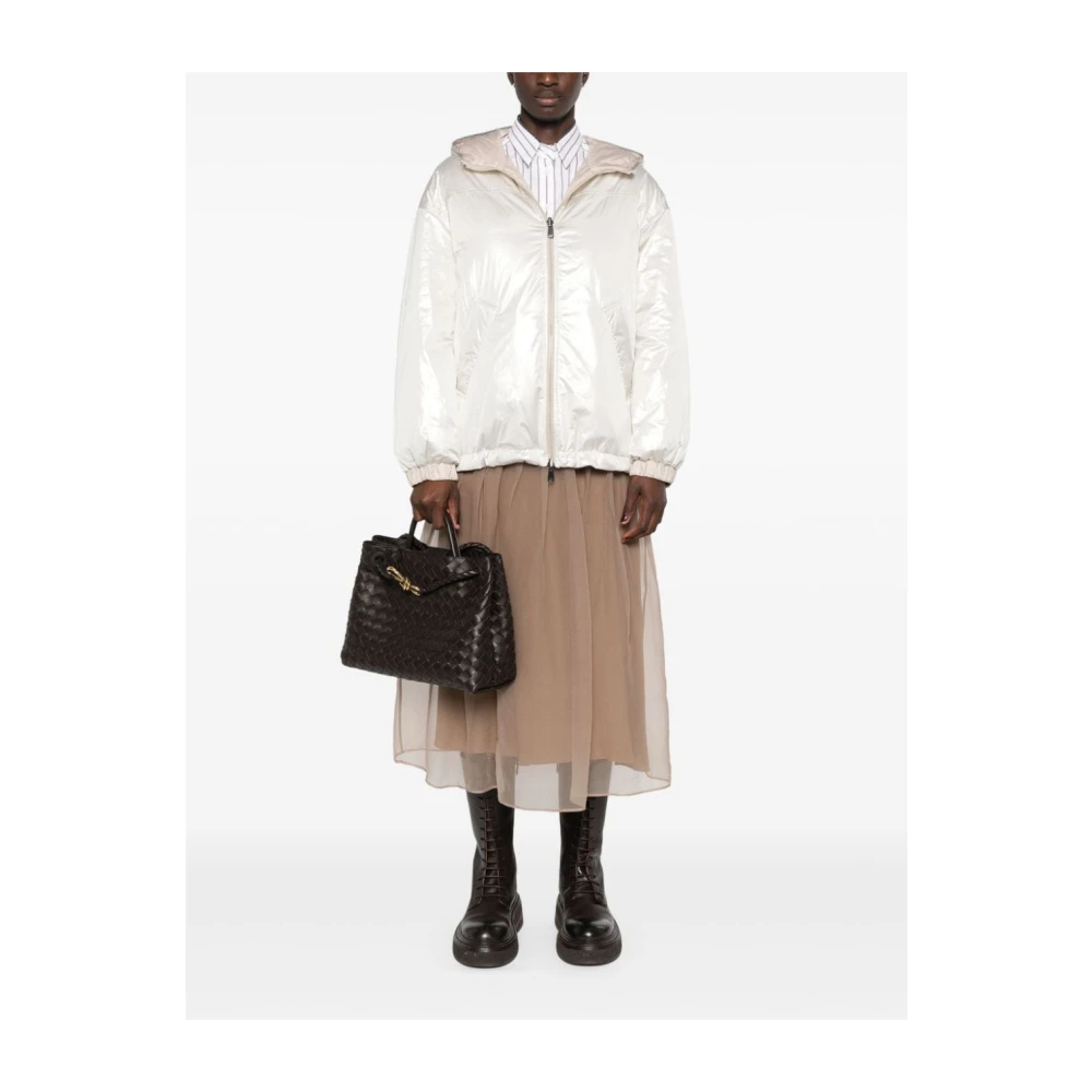 BRUNELLO CUCINELLI Witte Jassen & Mantels Aw24 White Dames