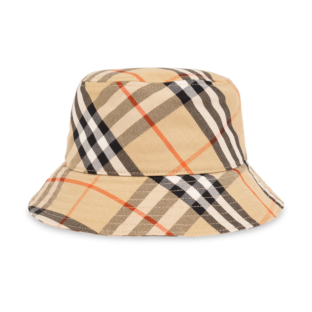 Burberry Rutmönstrad Bucket Hat Multicolor, Herr