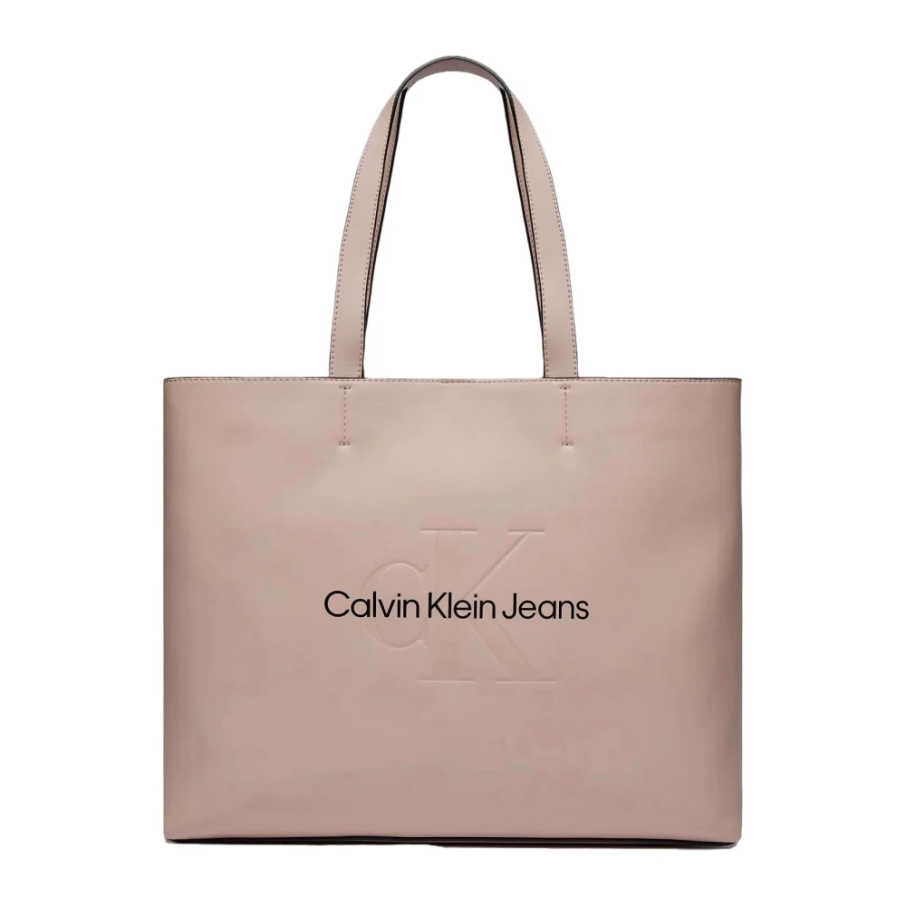 Calvin Klein Jeans Stijlvolle Tote Tas Pink Dames